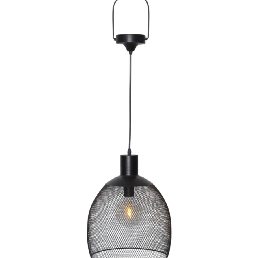 Sale Star Trading Sunlight solcelle pendel large utendørs m/sensor - Svart