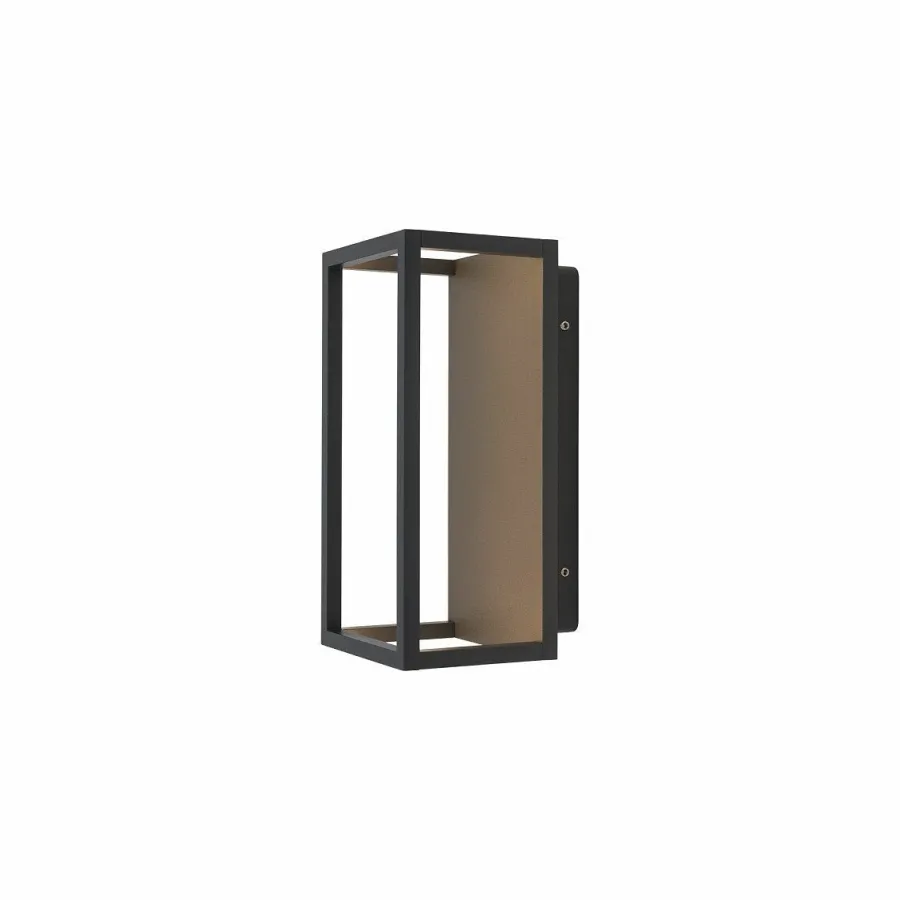 Online Nowodvorski Symmetry vegglampe utendørs IP54 7W - Svart
