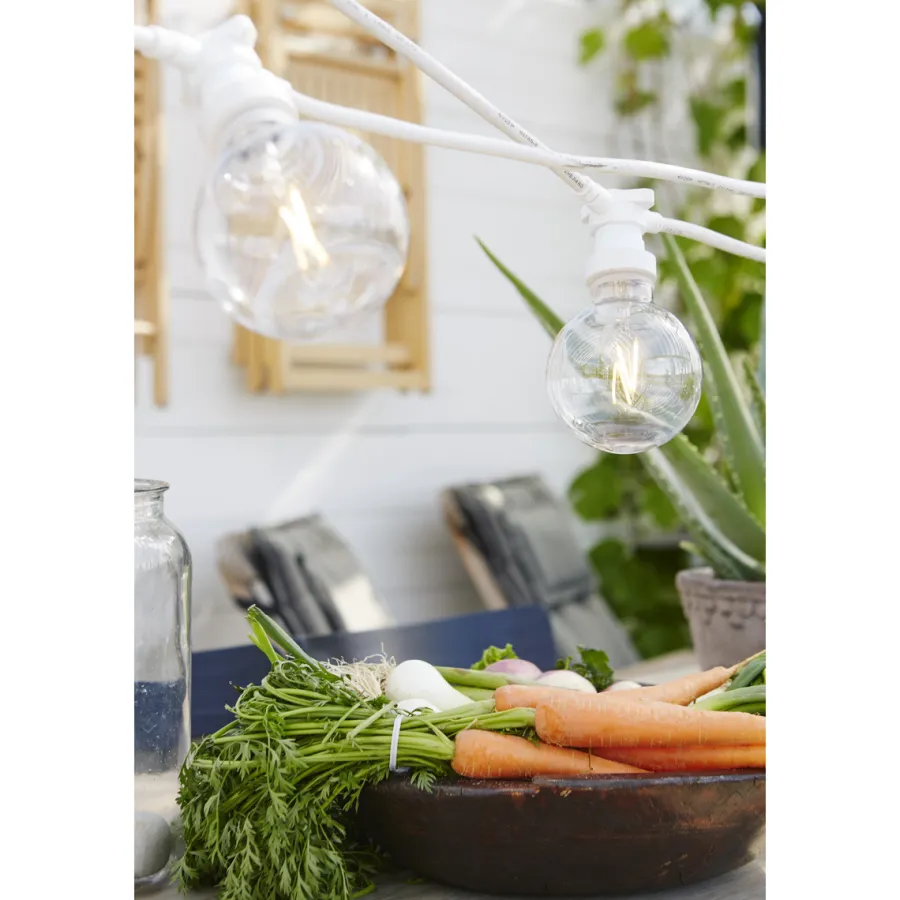 Outlet Star Trading System Expo lysslynge 10 lys E27 - Hvit