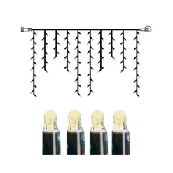 Clearance Star Trading System led istapp 2 meter ekstraenhet varmhvit - Svart