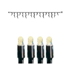 New Star Trading System led istappslynge 3 meter 50 lys varmhvit - Svart
