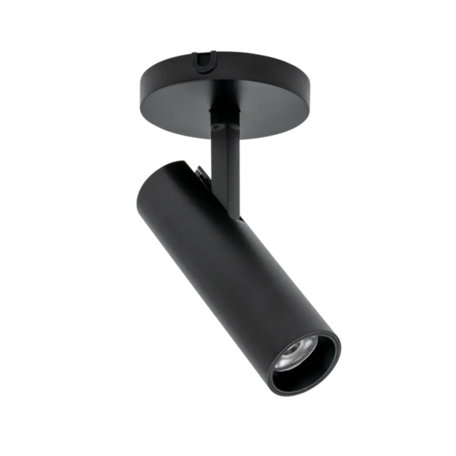 Norlux Tania Mini Slim Surface takspot 9W 2700K RA90 Dimbar - Svart