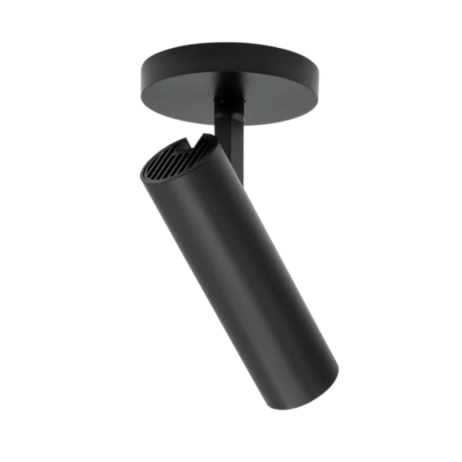 Norlux Tania Mini Slim Surface takspot 9W 2700K RA90 Dimbar - Svart