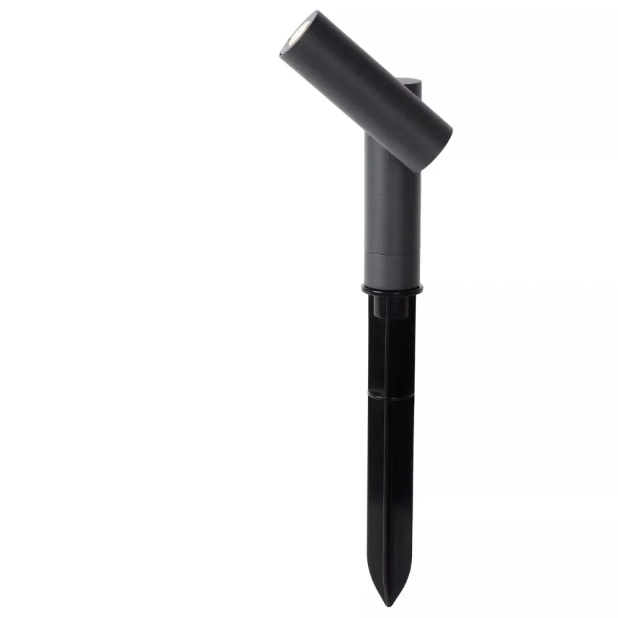Discount Lucide Tatum hagebelysning på spyd 13 cm 4,5W IP65 3000K - Antrasitt