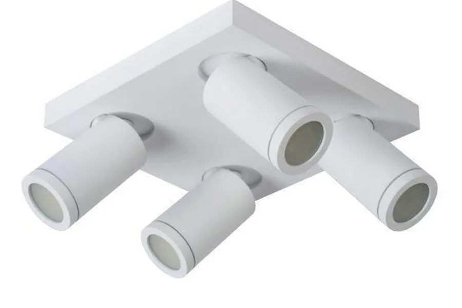 Best Lucide Taylor spot 4 lys IP44 baderom warm to dim 4x5W 2200-3000K Svart