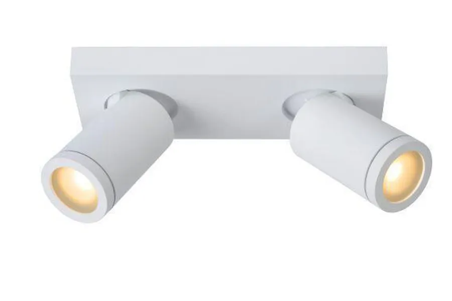 New Lucide Taylor spot 2 lys IP44 baderom warm to dim 2x5W 2200-3000K