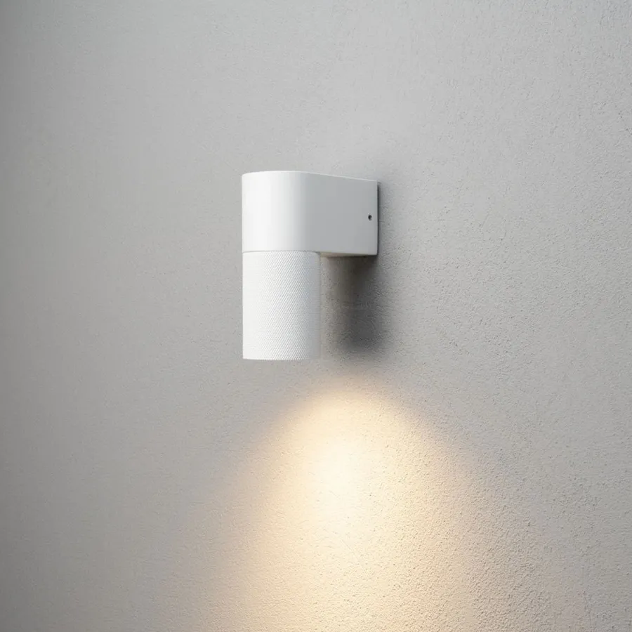 New Konstsmide Temi vegglampe ned utendørs IP54 GU10 Svart