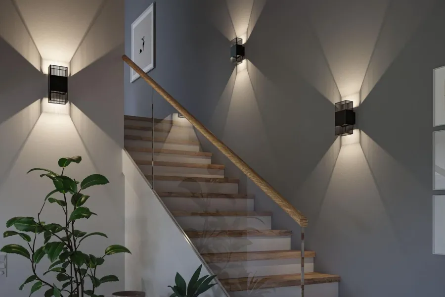 Sale Paulmann Tharin vegglampe opp/ned 2 x 3,7W 3000 Kelvin IP44