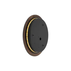 Nowodvorski Timber rund vegglampe 25 cm 10W 3000 Kelvin Brun