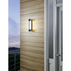 Hot Eglo Tonego vegglampe 2x6W IP44 utendørs - Antrasitt Grå