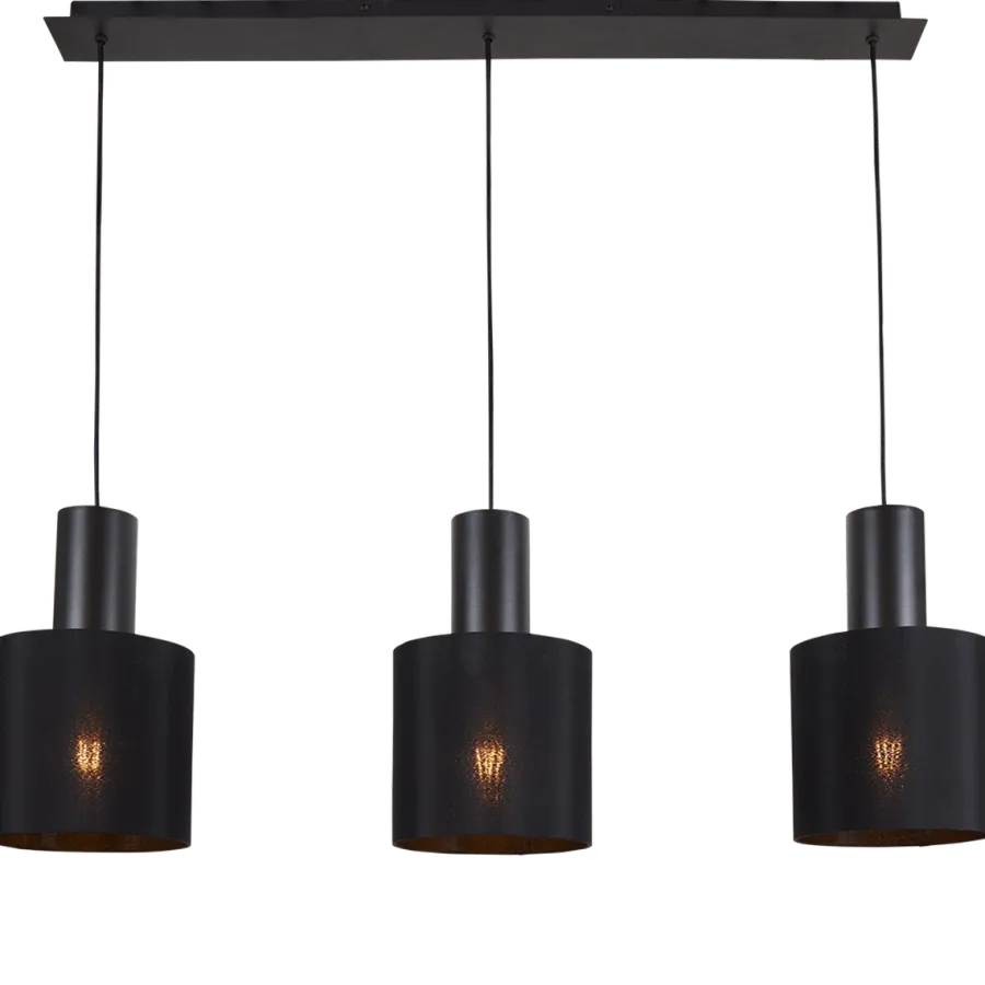 Sale Ms - belysning Torino takpendel skinne 3-lys - Svart
