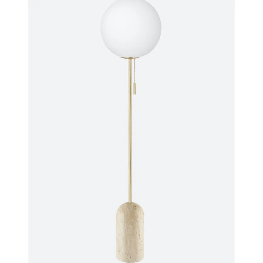 Clearance Globen Lighting Torrano gulvlampe - Travertine