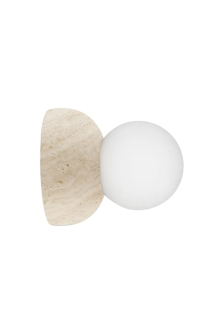 Hot Globen Lighting Torrano vegg og taklampe - Travertine Brun