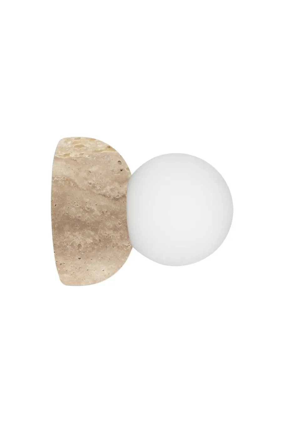 Hot Globen Lighting Torrano vegg og taklampe - Travertine Brun