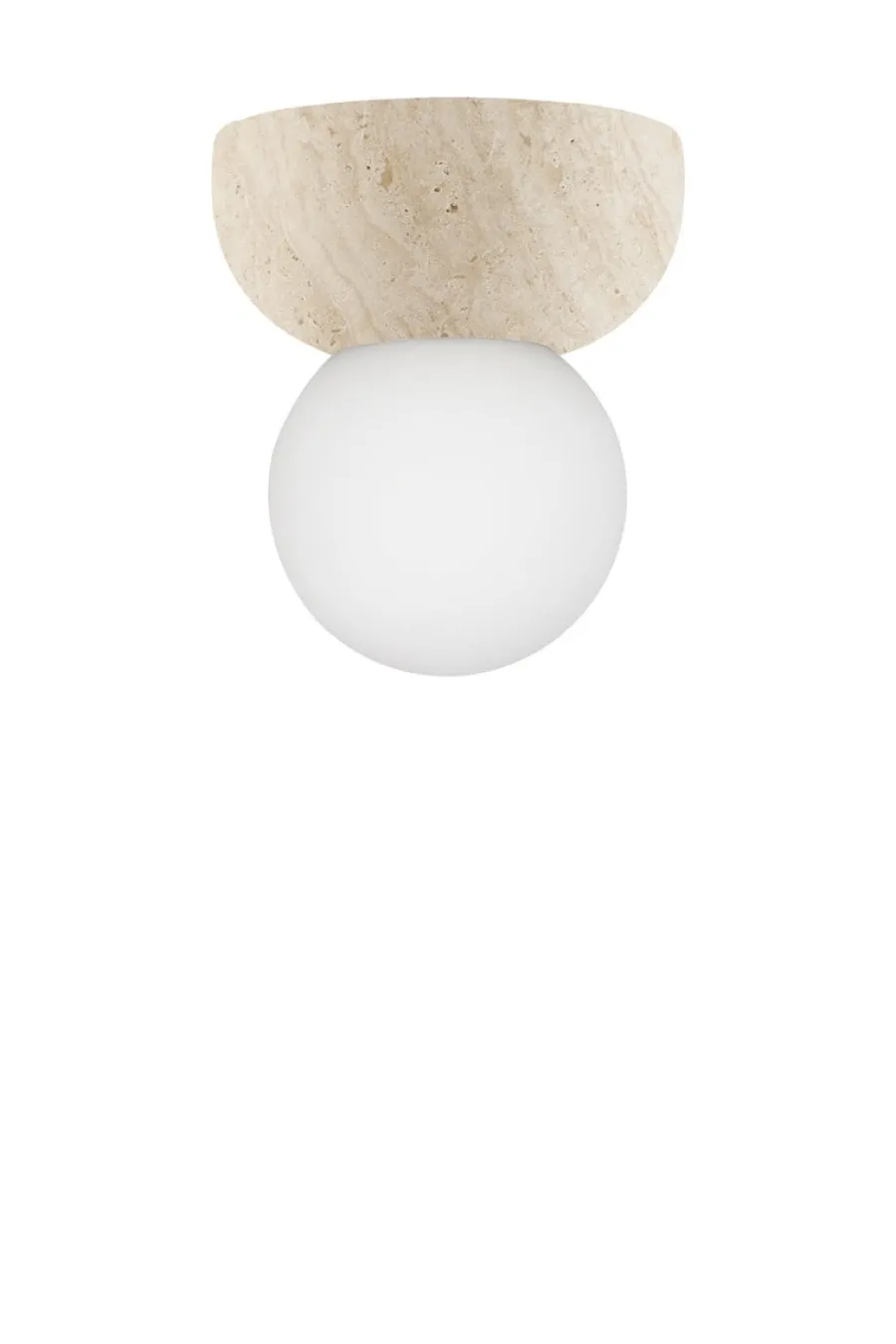Hot Globen Lighting Torrano vegg og taklampe - Travertine Brun