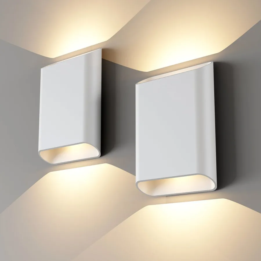 Outlet NorDesign Trem K2 vegglampe 2 x 6W 3000 Kelvin - Dimbar Svart