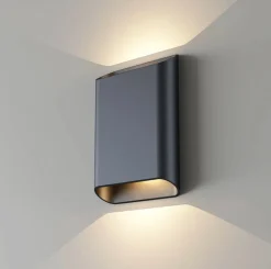 Outlet NorDesign Trem K2 vegglampe 2 x 6W 3000 Kelvin - Dimbar Svart