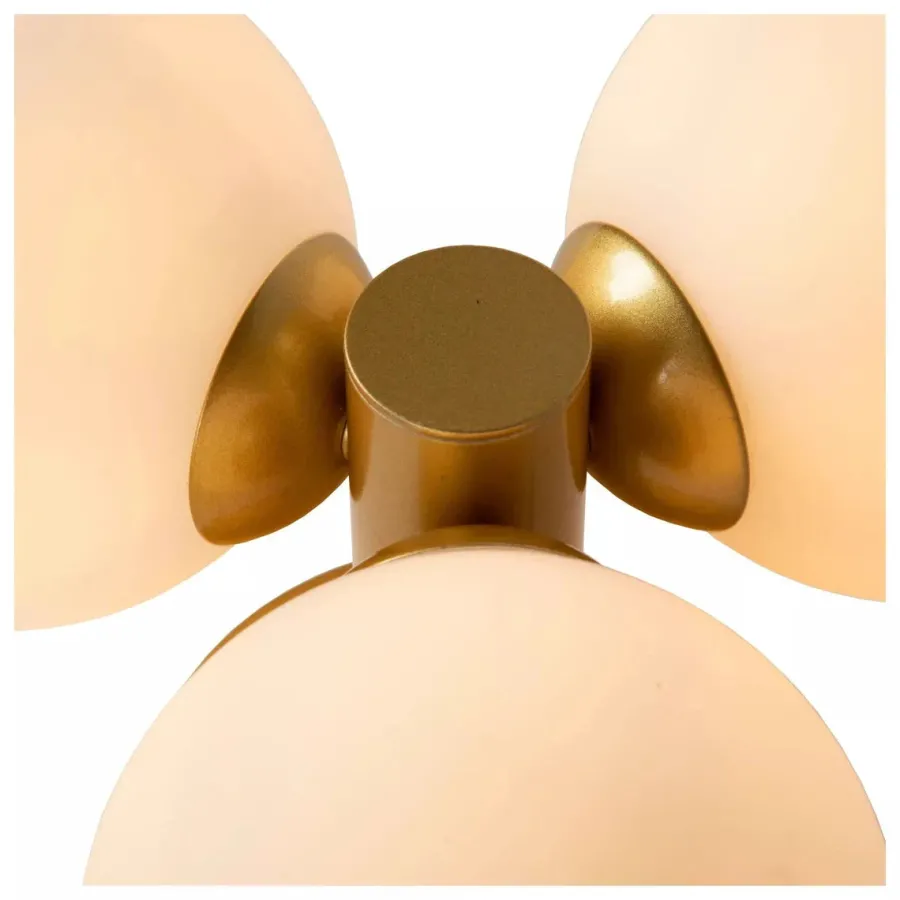 Discount Lucide Trudy taklampe 28cm 3-lys IP44 Svart / Røyk