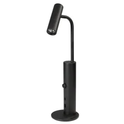 Clearance Sg Armaturen As Tube micro bordlampe 3000 Kelvin med USB lading Svart