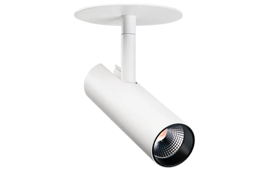 Sg Armaturen As Tube Micro R takspot for innfelling 15W 3000K dimbar Hvit