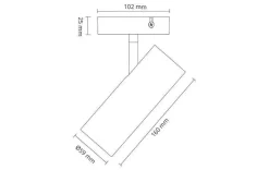 Discount Sg Armaturen As Tube Mini S takspot 17W LED 2700K Svart