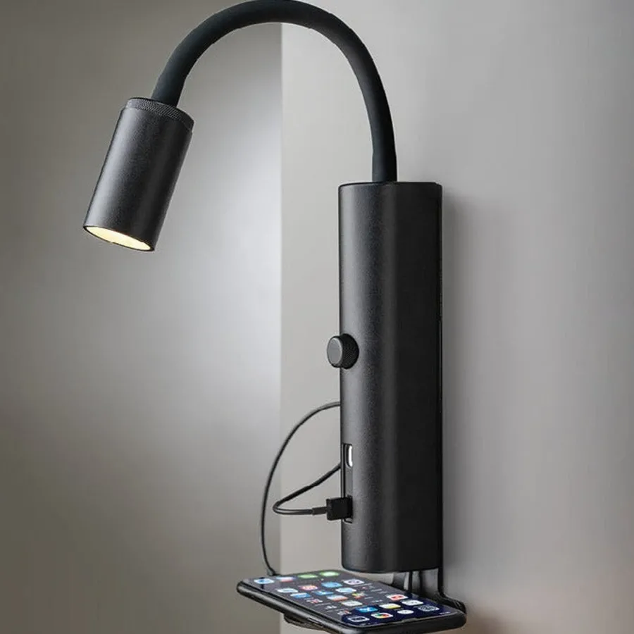 Hot Sg Armaturen As Tube vegglampe med USB 2700K dimbar
