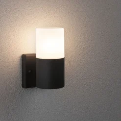 Paulmann Tube vegglampe utendørs IP44 Grå