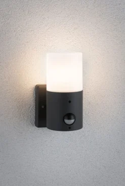 Sale Paulmann Tube vegglampe utendørs IP44 - Sensor Grå
