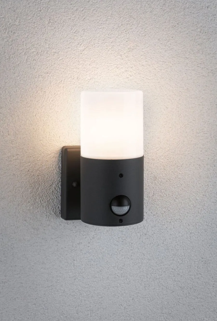 Sale Paulmann Tube vegglampe utendørs IP44 - Sensor Grå