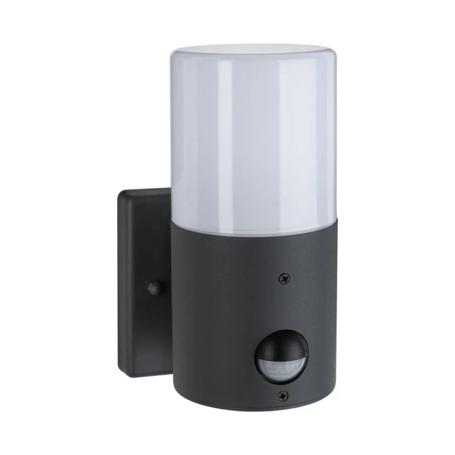Sale Paulmann Tube vegglampe utendørs IP44 - Sensor Grå