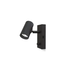 Discount Belid Tyson vegglampe m/USB høyre side dimbar - Svart