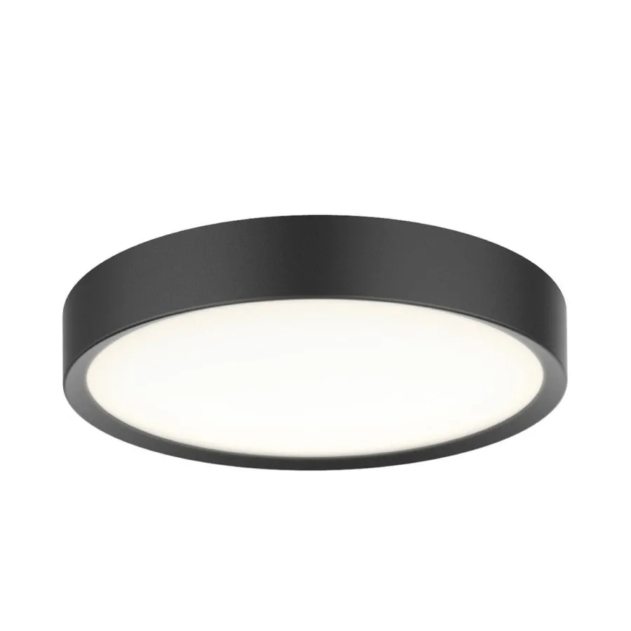 Best Halo Designs Universal taklampe 28 cm 3-step dim 12W 3000 Kelvin IP44 - Svart