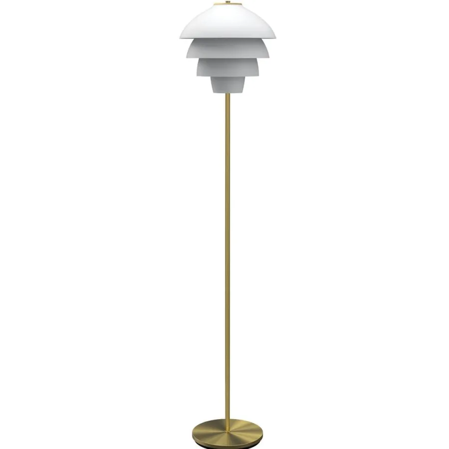 Belid Valencia gulvlampe Hvit / Messing