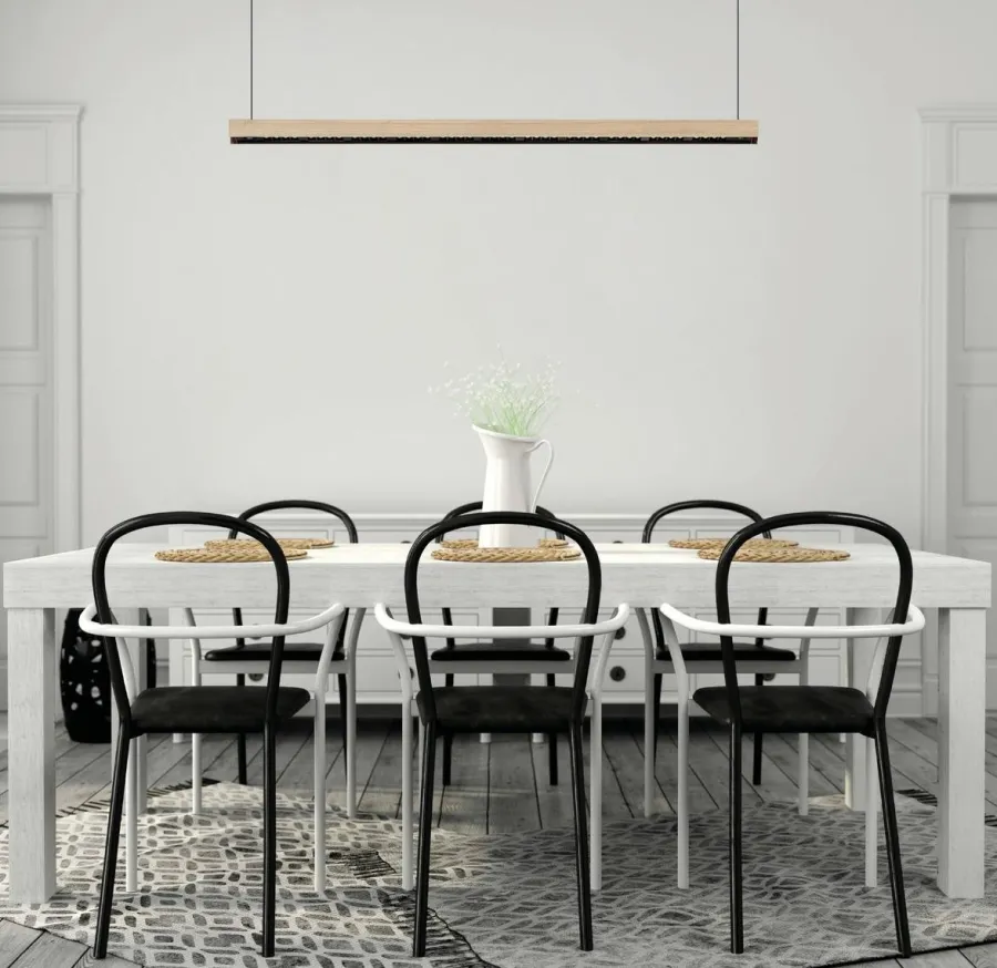 New NorDesign Valentina takpendel 152 cm opp/ned lys 2700 Kelvin Eik