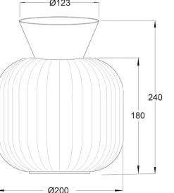 Online Aneta Lighting Vanja taklampe 20 cm