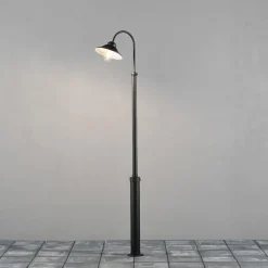 Online Konstsmide Vega stolpe 240 cm - Svart