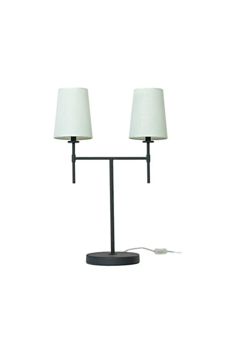 New Aneta Lighting Verbier bordlampe 2-arm Svart / Hvit