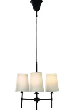 Aneta Lighting Verbier takkrone 3-lys Svart / Hvit