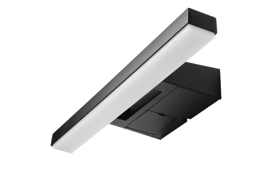 Best Sg Armaturen As View vegglampe baderom 46 cm 3000K 16W IP44 m/stikkontakt
