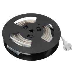 Hot Lightup 230V LED-Strip 9,2W 3000K IP65 Dimbar m/støpsel - 10 meter Hvit