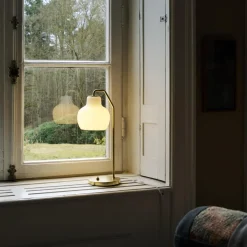Discount Louis Poulsen VL Ring Crown bordlampe Messing/opal