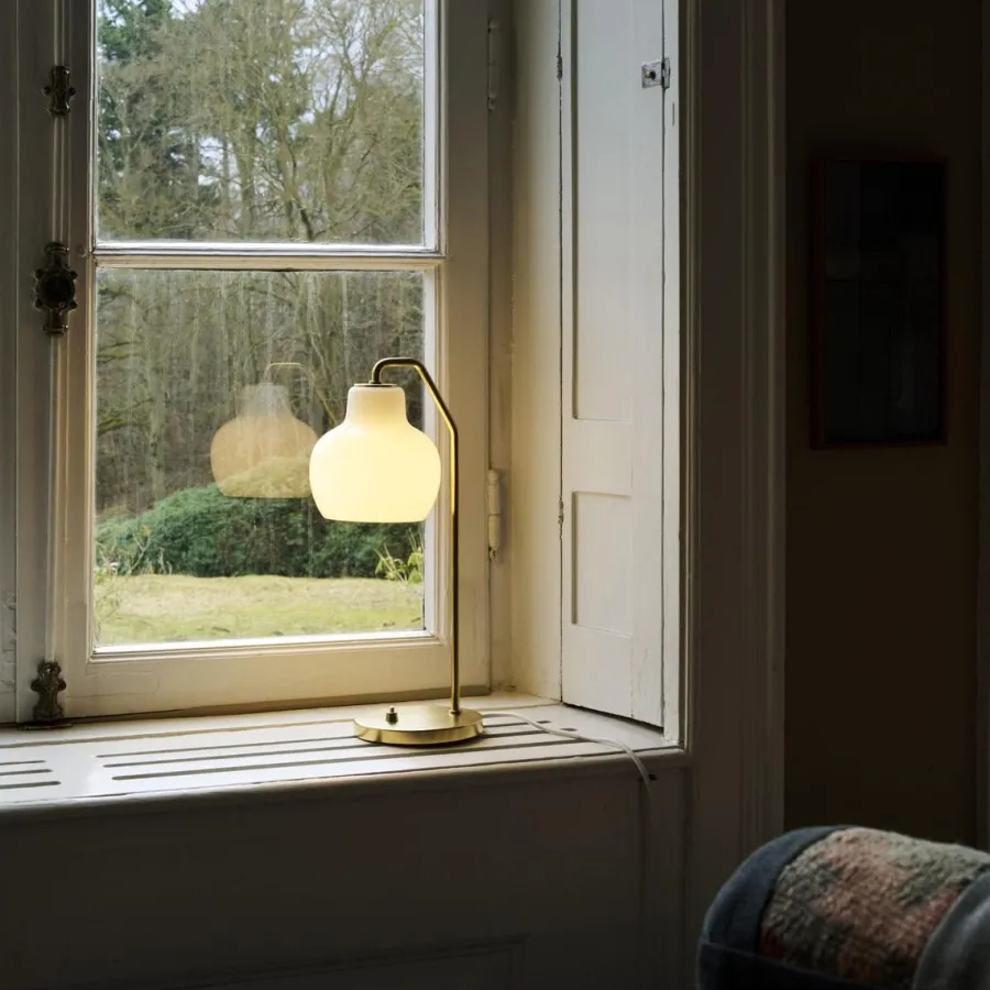 Discount Louis Poulsen VL Ring Crown bordlampe Messing/opal