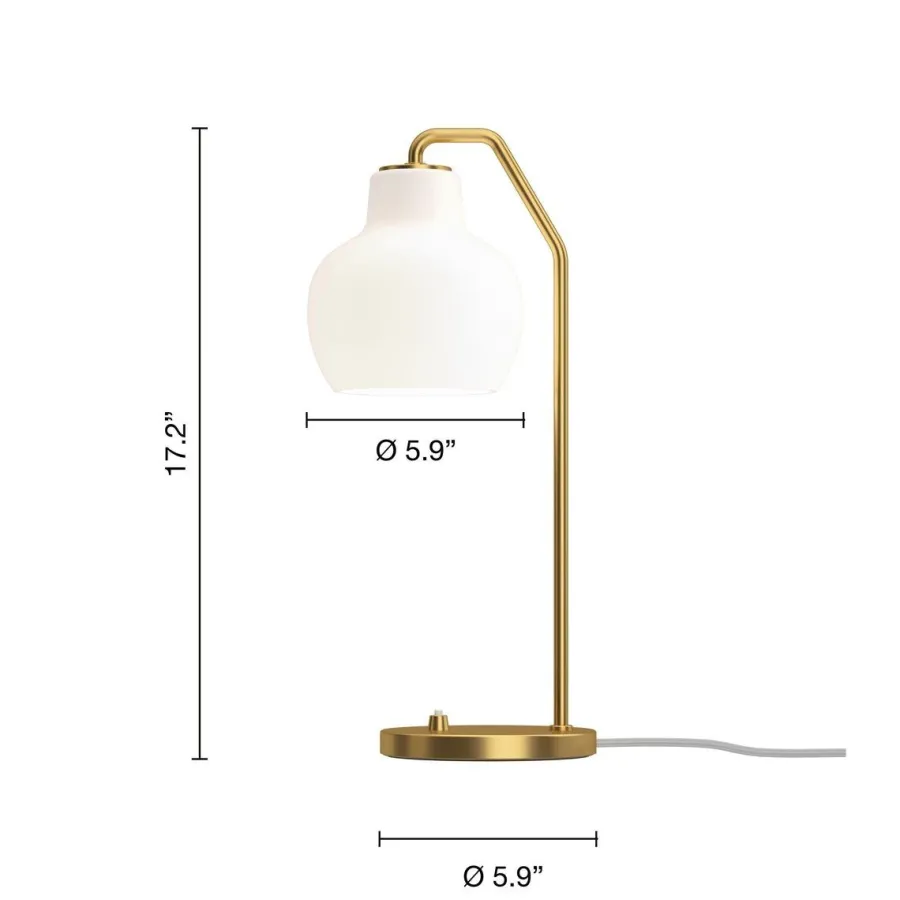 Discount Louis Poulsen VL Ring Crown bordlampe Messing/opal