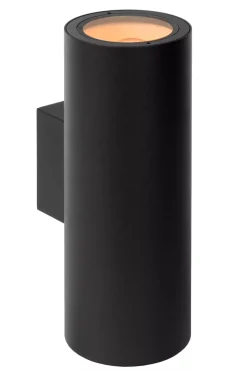 Hot Lucide Volantis vegglampe utendørs opp/ned IP54 E27 - Svart