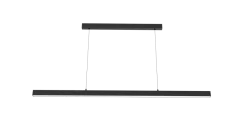Online Antidark Volare diffuse takpendel ned lys 35W 120 cm 3000 Kelvin - Dimbar Svart