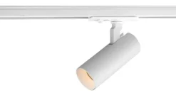 Clearance NorDesign Vox Ezra spotskinne 4 spotter 2 meter 4x10W 2700K dimbar RA90 - Pure white Hvit