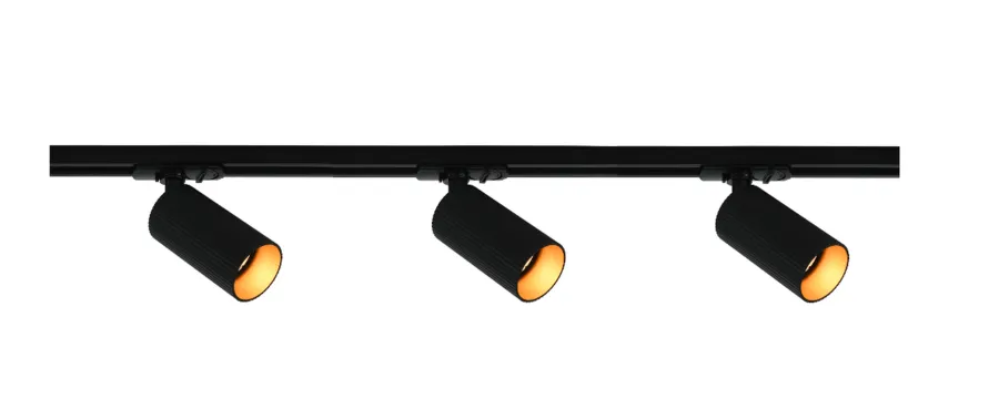 Clearance NorDesign Vox Grooves 1 meter spotskinne med 3 spotter.