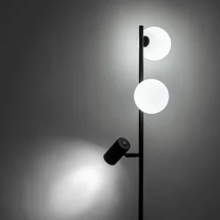 Discount TK Lighting Vox gulvlampe 3-lys Svart