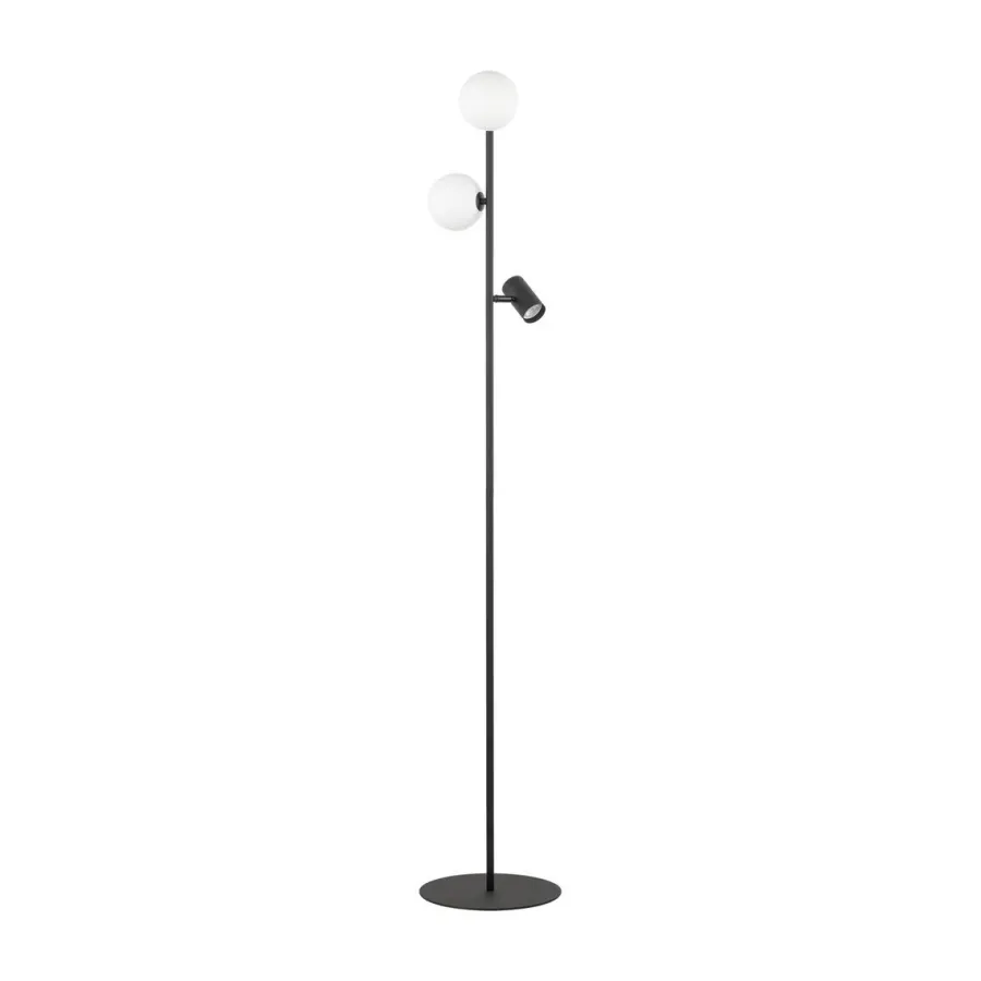 Discount TK Lighting Vox gulvlampe 3-lys Svart