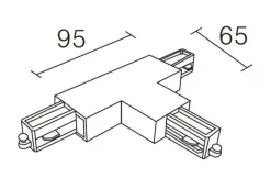 NorDesign Vox T-skjøt (L) - Svart